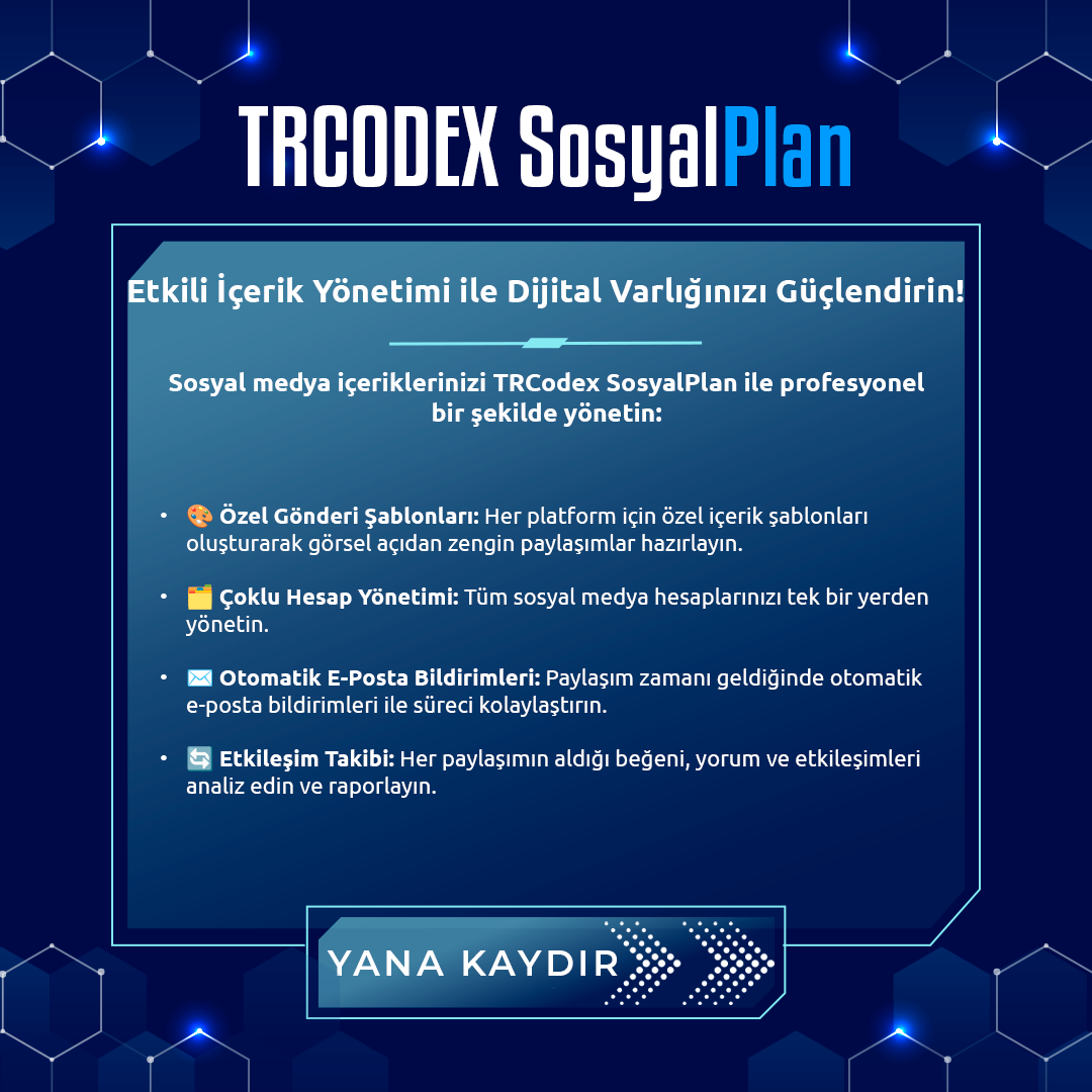 SosyalPlan - Sosyal Medya Yönetimi - Görsel 6